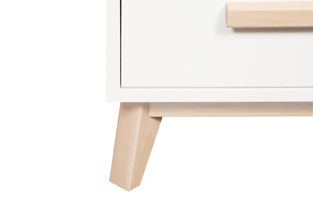 [1 Yr Local Warranty] Babyletto Scoot 3-Drawer Changer Dresser With Removable Changing Tray (White/Washed)