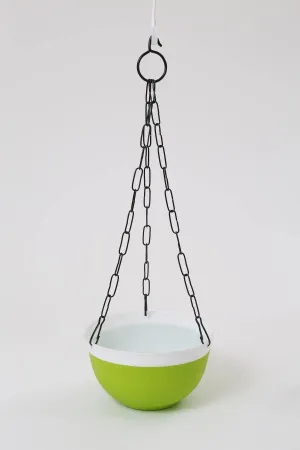 16 cm Double Color Hanging Pot (Green)