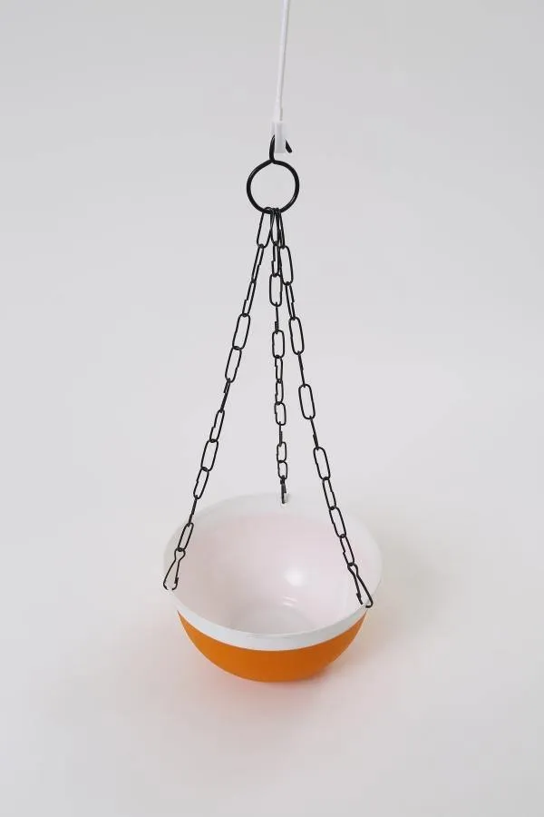 20 cm Double Color Hanging Pot (Orange)