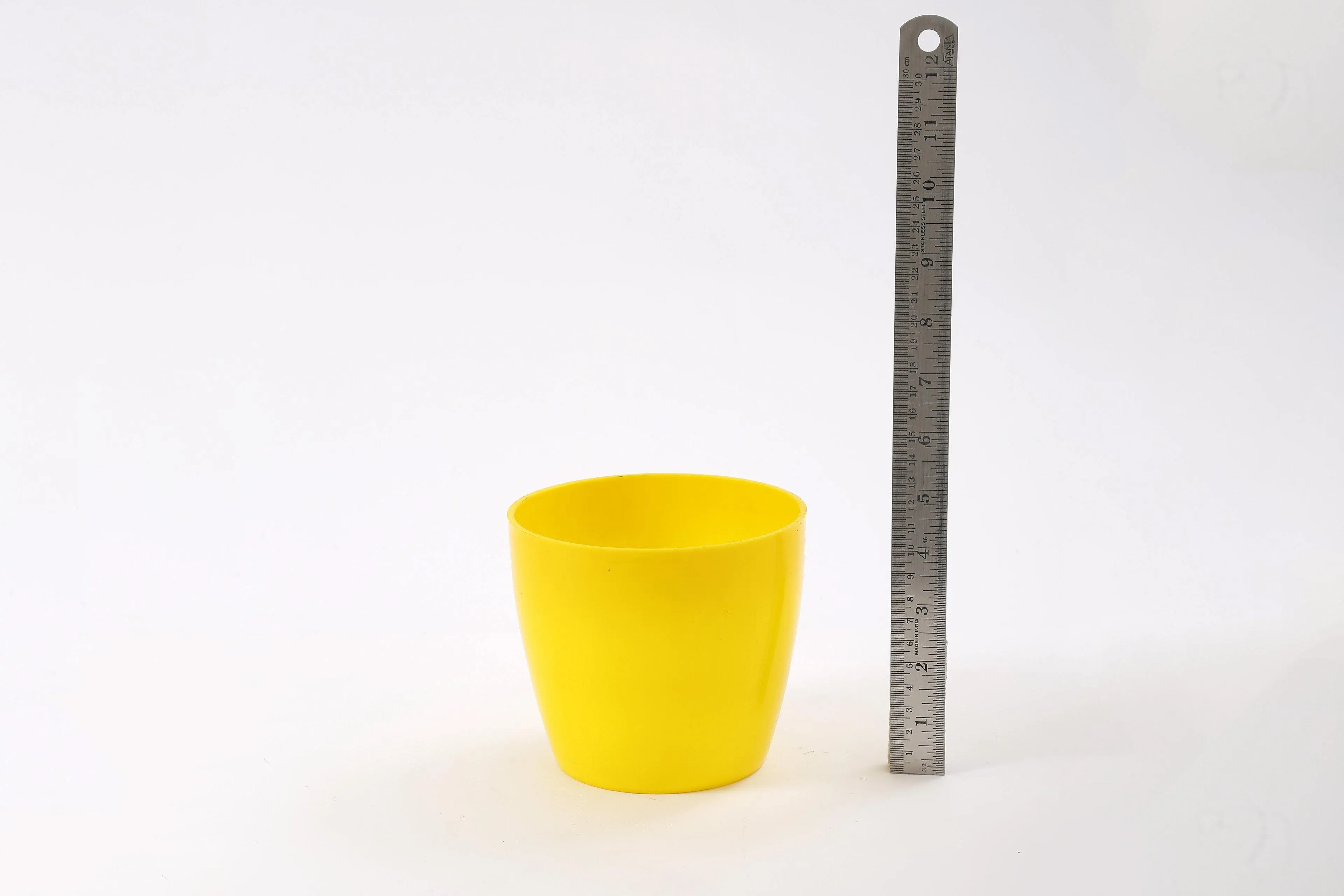 5 Inch Yellow Singapore Pot (125mm)