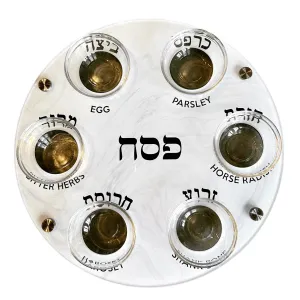 Acrylic Passover Seder Plate
