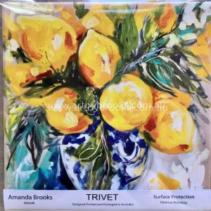 Aimee lemon vase trivet