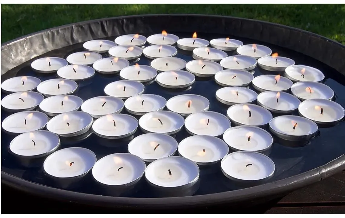 AKSHAR ENTERPRISE Wax Tealight Candles Diwali Decoration Item,2-3 Hours Burn Diwali Decoration Gift Items for Home Decor, Wax Tea Light Candles for All Festival (Pack of 36)