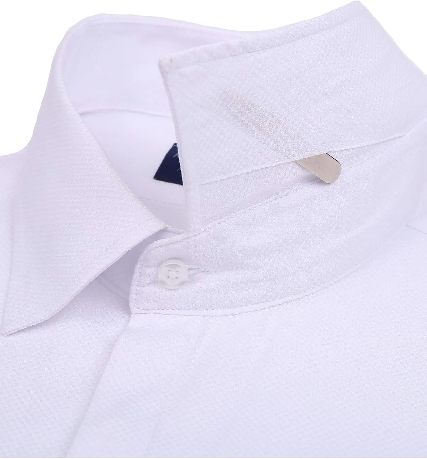 Alimens & Gentle Men's Dress Shirts French Cuff Long Sleeve Regular Fit (Include Metal Cufflinks and Metal Collar Stays)