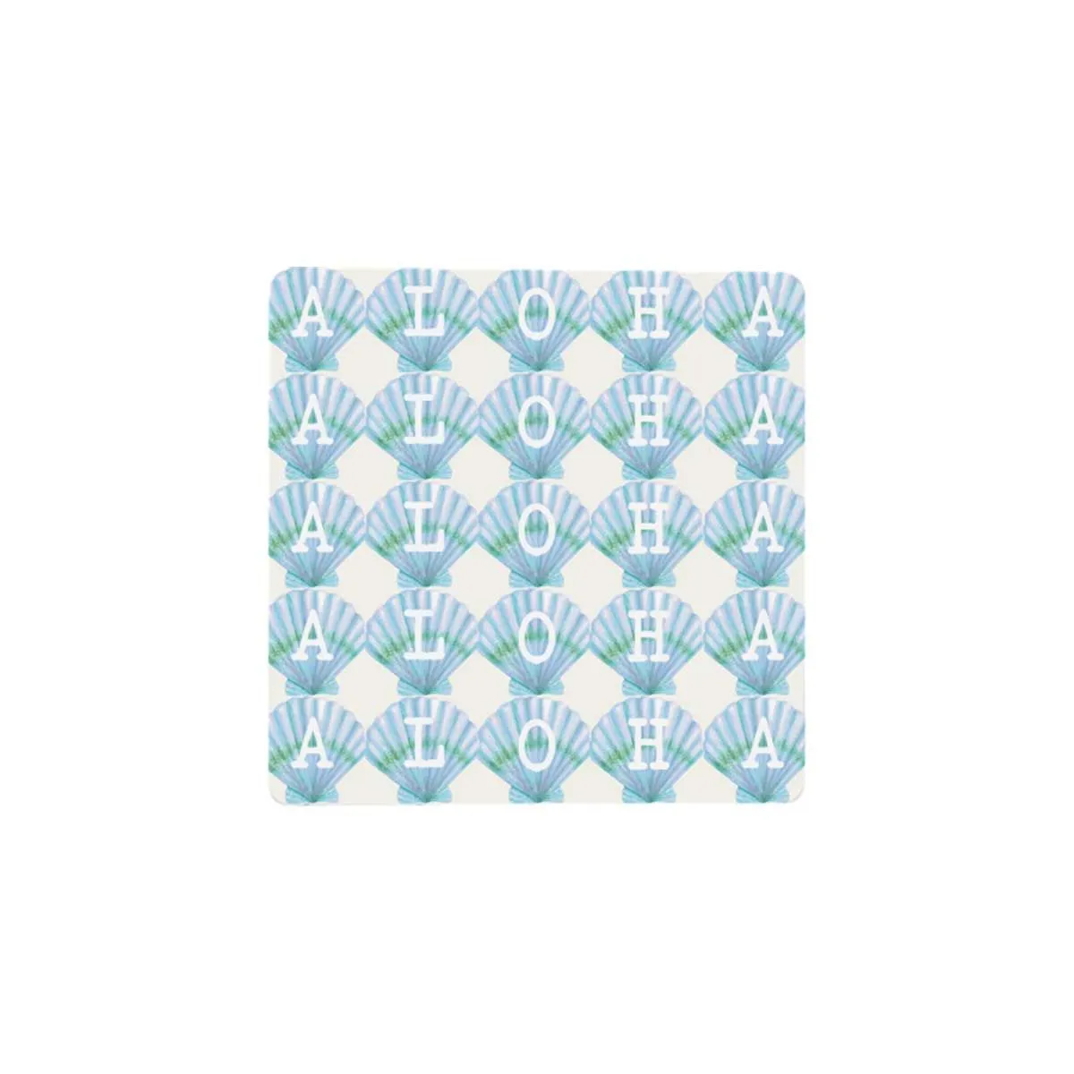 Aloha Shells Ceramic Coaster