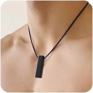 Artistone Handmade Crystal Necklace for Women Men - Dainty Natural Healing Stone Pendant, Worry Stone Jewelry Gift
