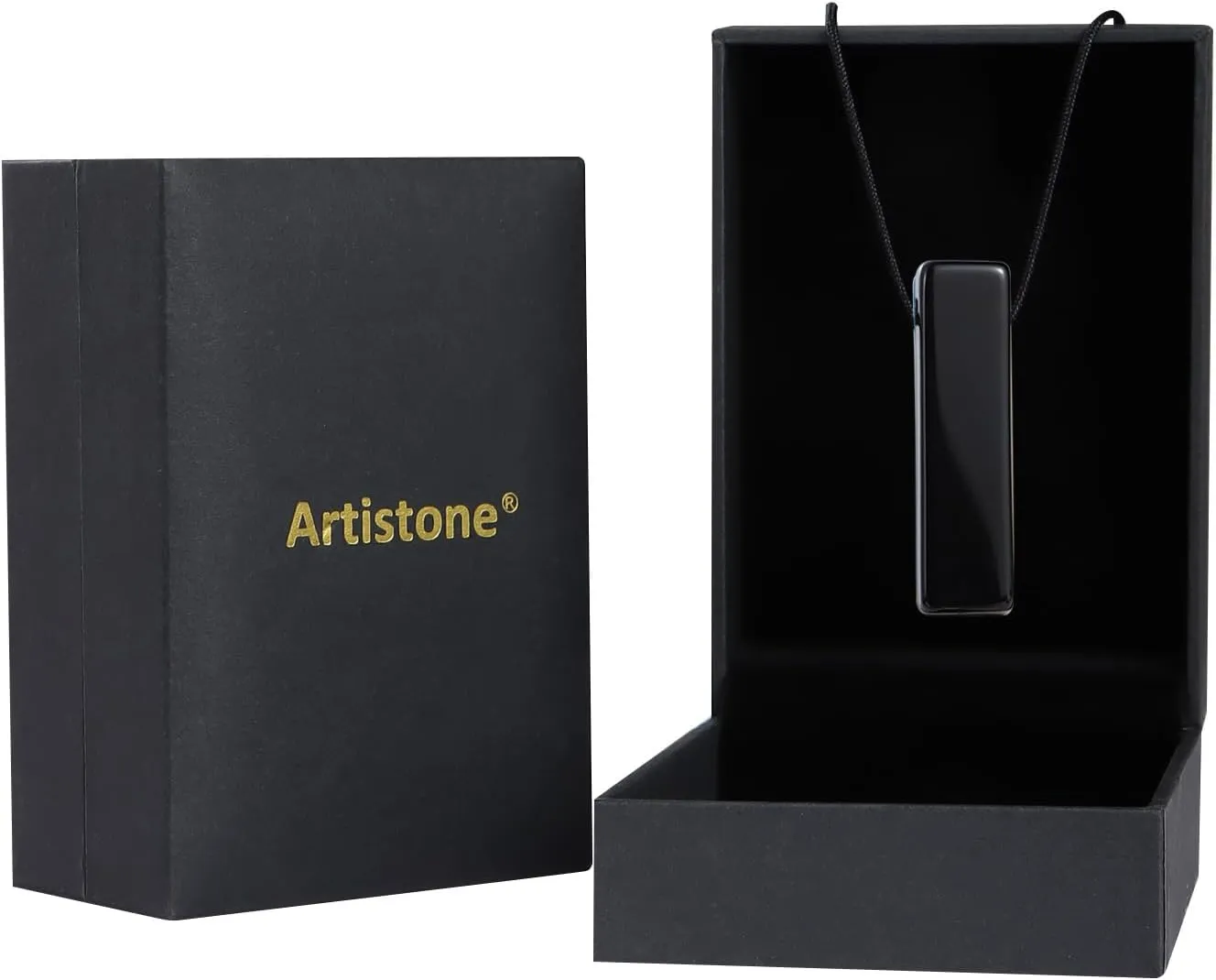 Artistone Handmade Crystal Necklace for Women Men - Dainty Natural Healing Stone Pendant, Worry Stone Jewelry Gift