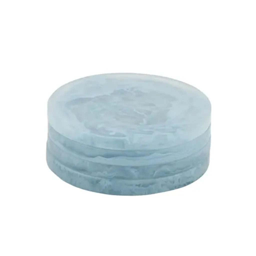 Assemble Kip Set of 4 Resin Coasters 10cm - Sky