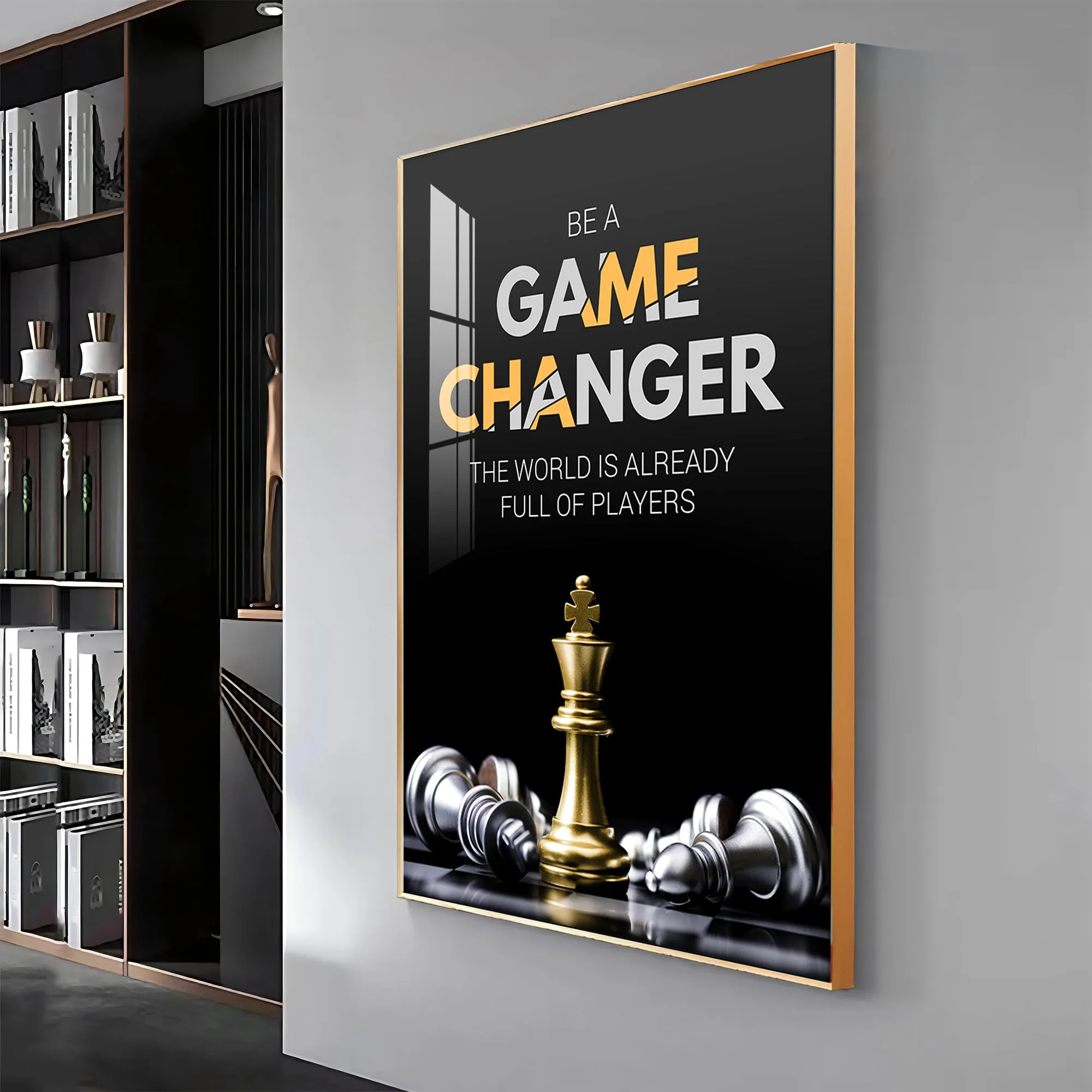 Be A Game Changer Premium Acrylic Vertical Wall Art
