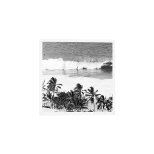Beach Day Ceramic Coaster