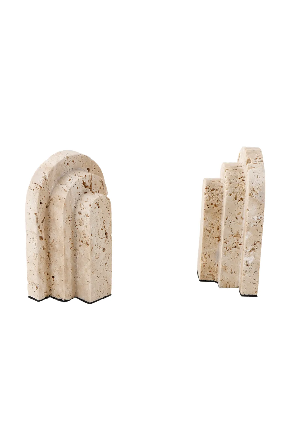 Beige Travertine Bookends | Liang & Eimil Empire