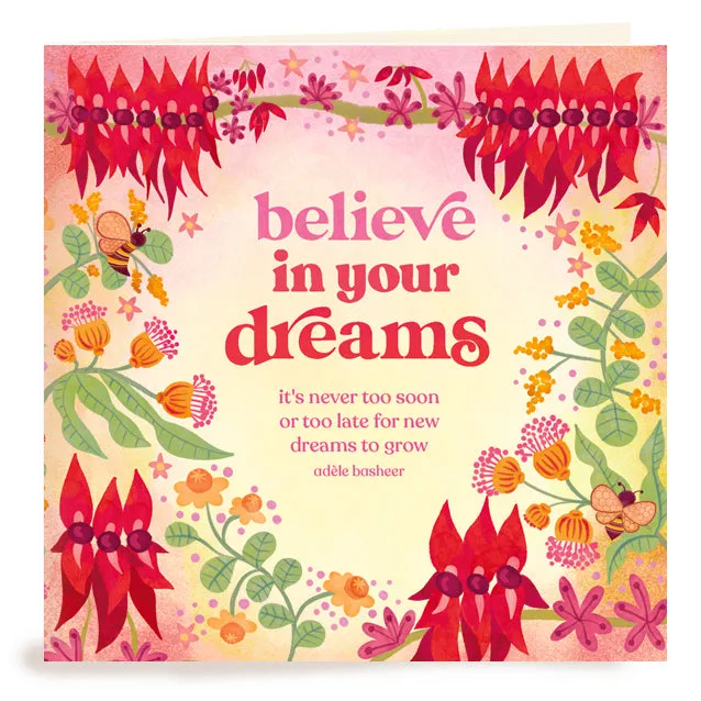 Believe in Your Dreams Greeting Card