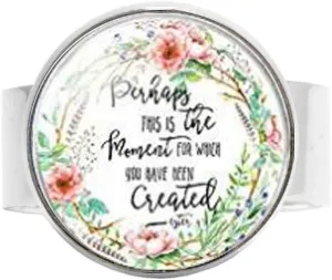 Bible Verse Christian Religious Ring Vintage Faith Christian Art Photo Jewelry