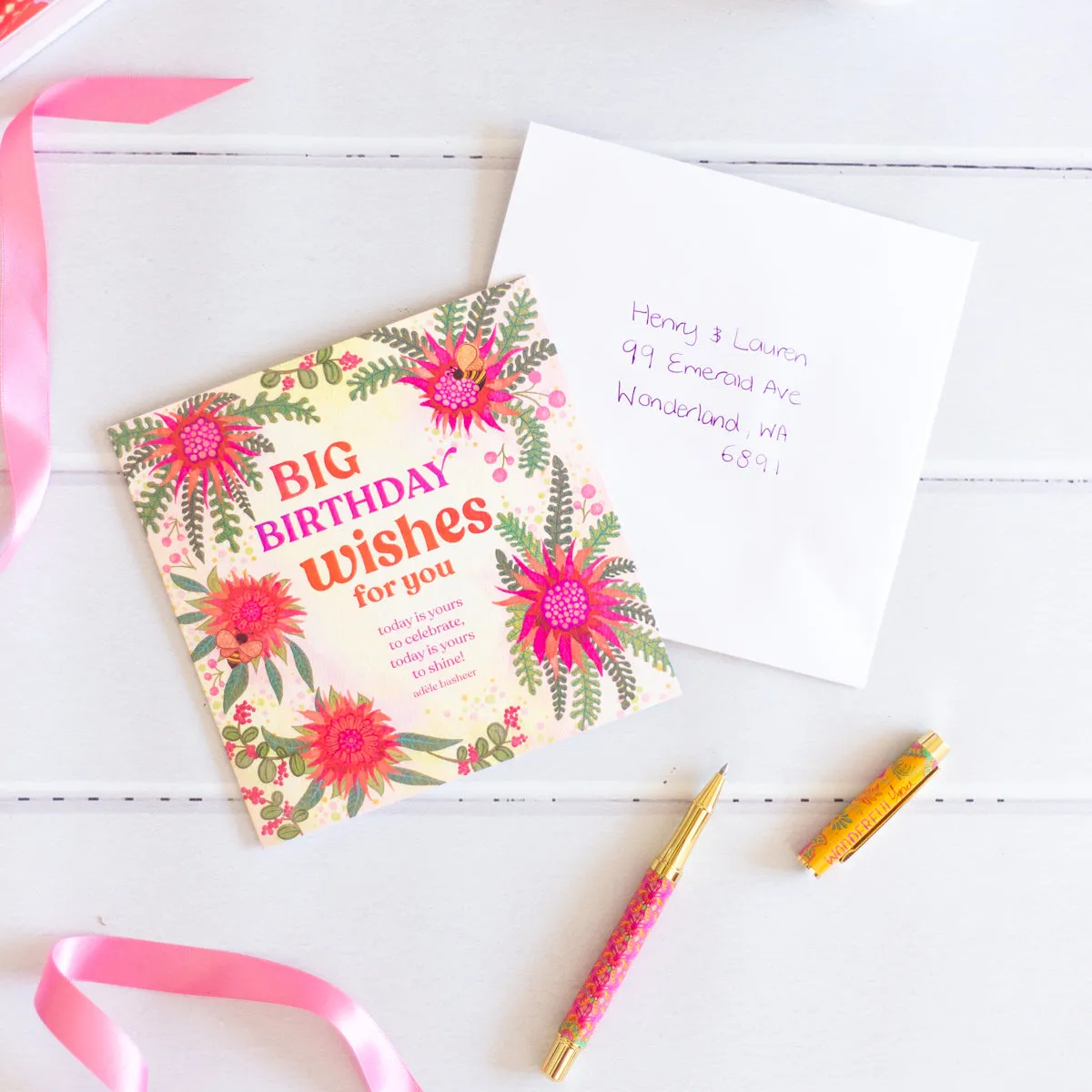 Big Birthday Wishes Greeting Card
