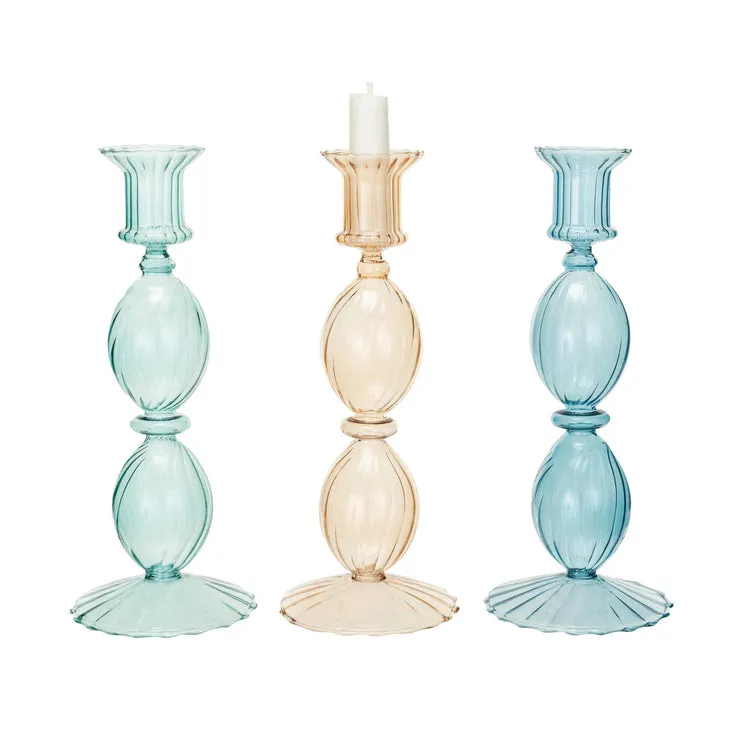 Blown Glass Taper Holders