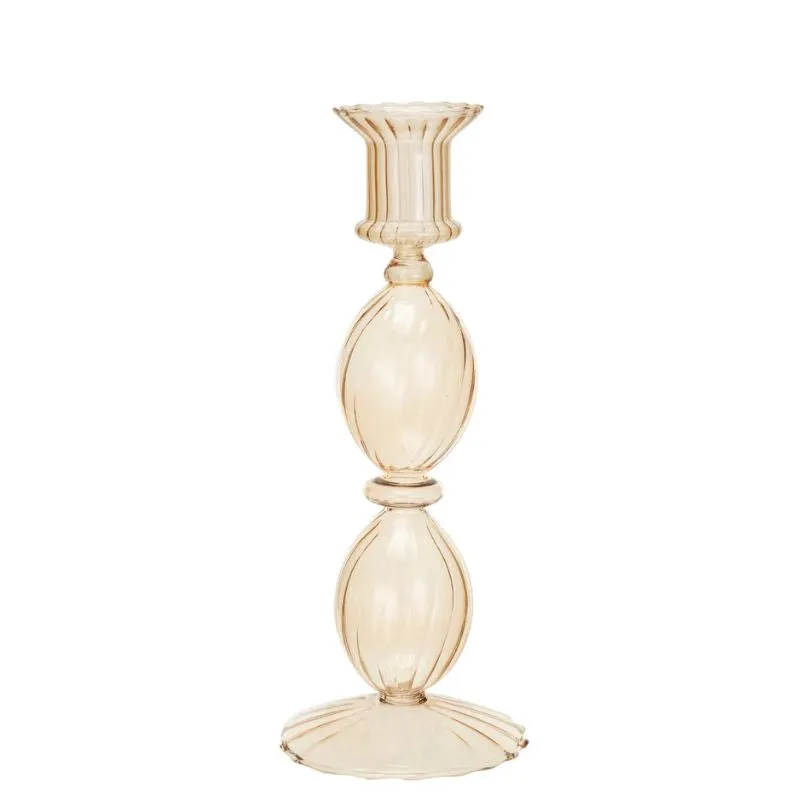 Blown Glass Taper Holders