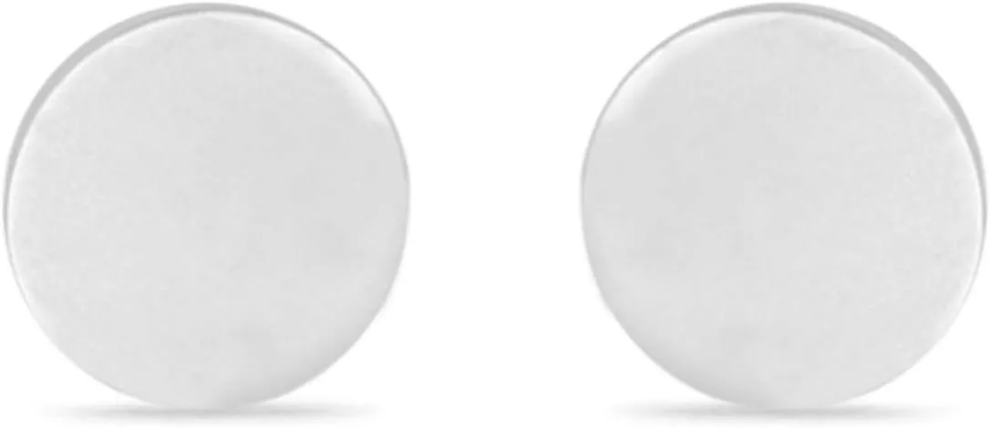 Boma Jewelry Sterling Silver Circle Geometric Stud Earrings