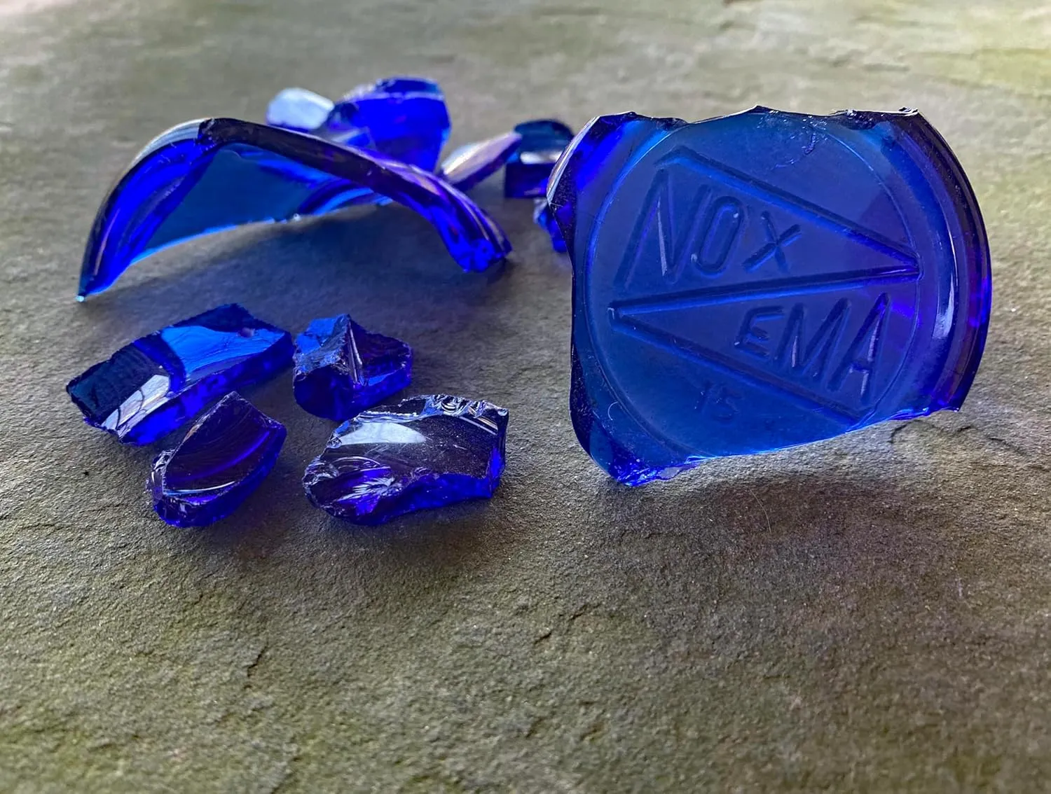 Bottled Up Designs Handmade Vintage Lace Leverback Earrings, Sterling Silver, Eco Friendly, Made in USA, Birthday Gifts, Mothers Day, Women, Anniversary (Cobalt Skin Cream Jar)