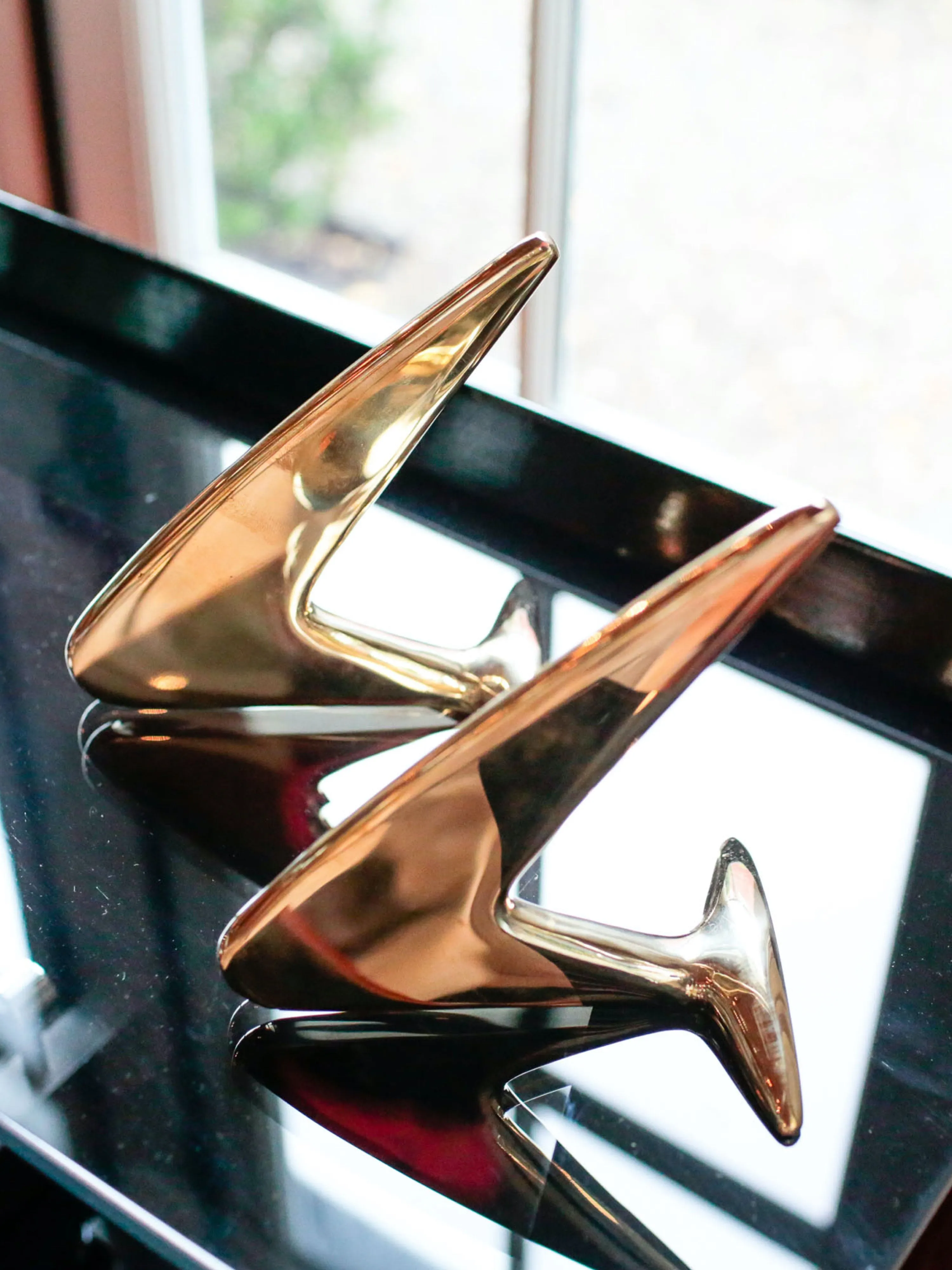 Brass Bookends N.7 by Carl Aubock