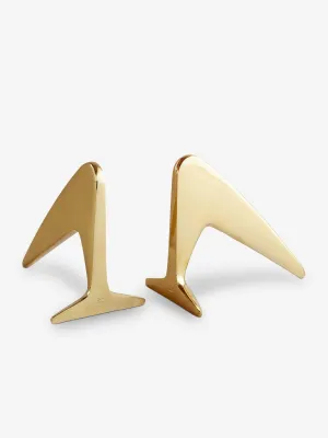 Brass Bookends N.7 by Carl Aubock