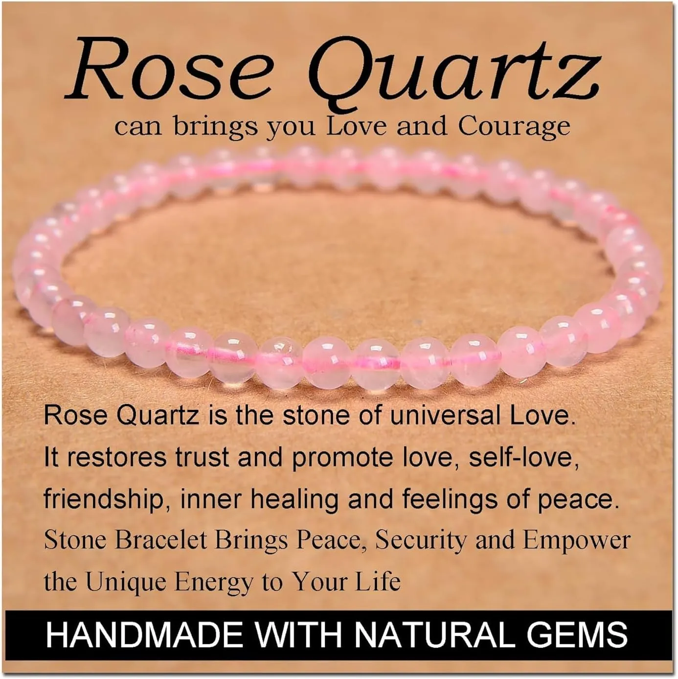 Carnelian Bracelet - Stone of Luck,Stretch Natural Stone Crystal Beads Jewelry Gifts for Women Men Unisex