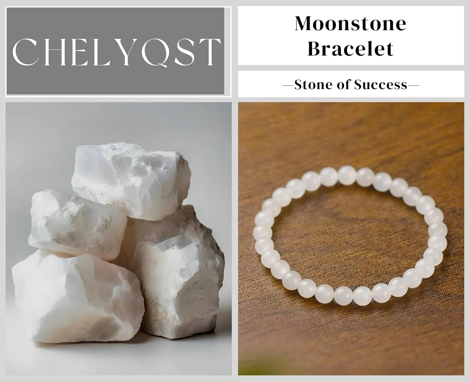 Carnelian Bracelet - Stone of Luck,Stretch Natural Stone Crystal Beads Jewelry Gifts for Women Men Unisex