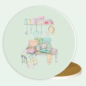 Ceramic Coaster - Baking