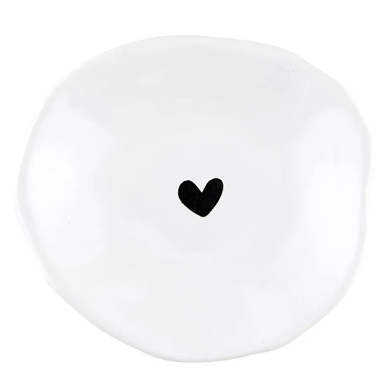 Ceramic Heart Dip Bowls