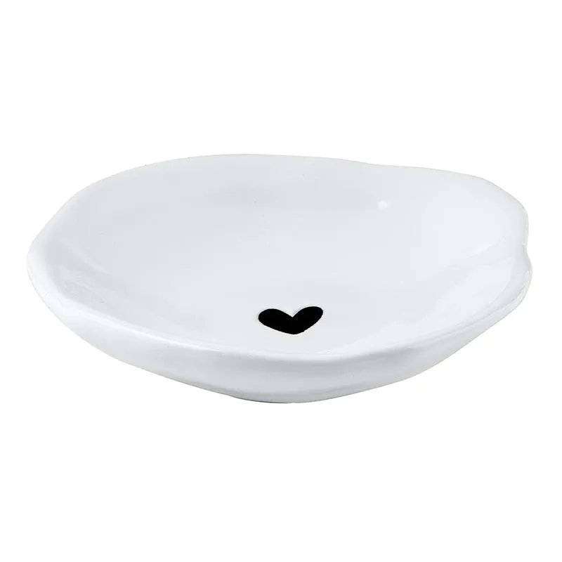 Ceramic Heart Dip Bowls