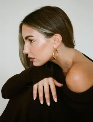 Cher Hoops | Gold