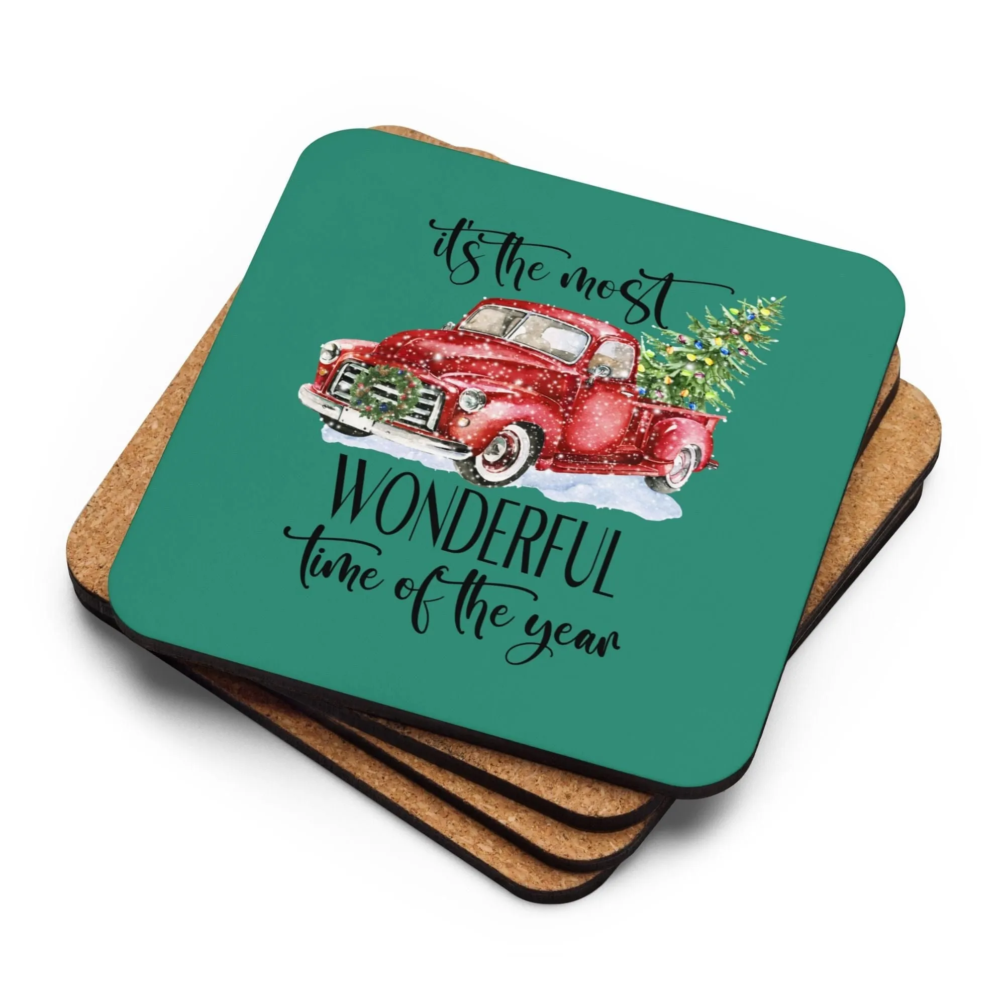 Christmas Coaster: Stylish Protection with Festive Charm
