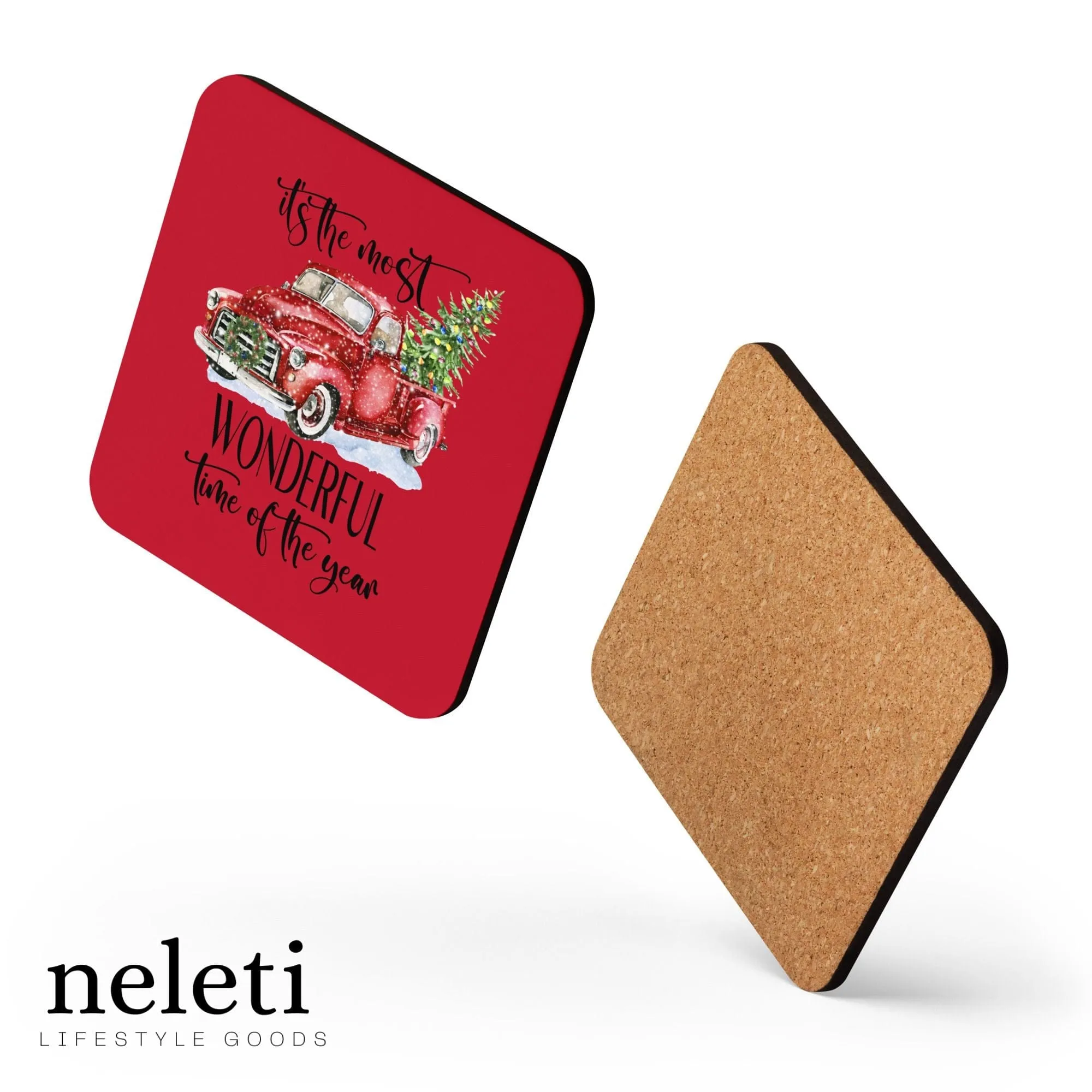 Christmas Coaster: Stylish Protection with Festive Charm