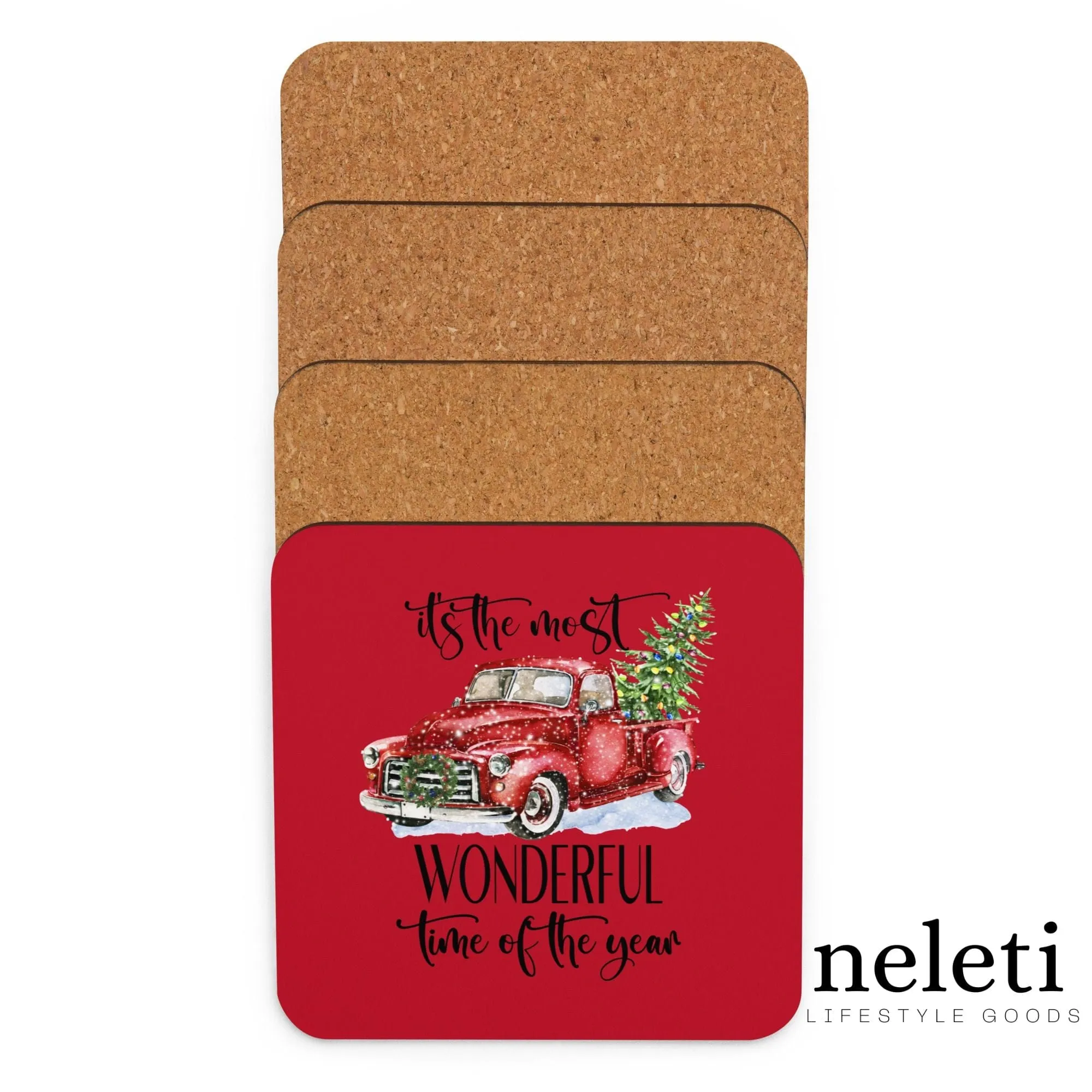Christmas Coaster: Stylish Protection with Festive Charm