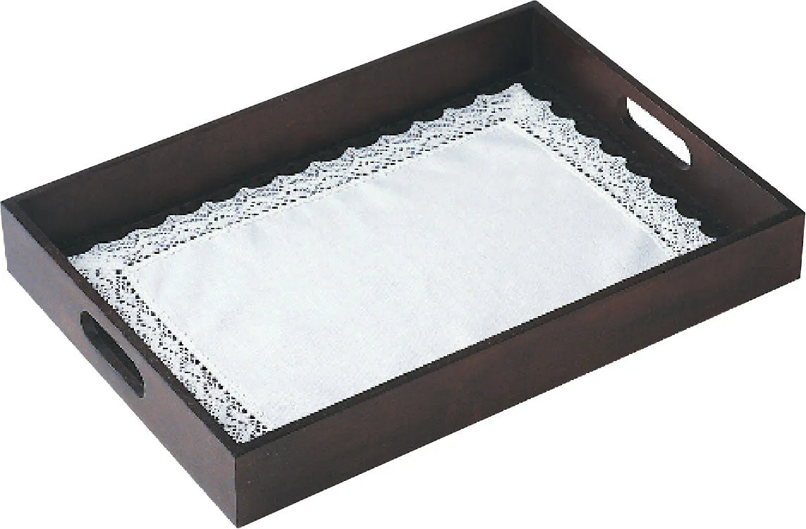 Classic Irish Linen Lace Tray Cloth