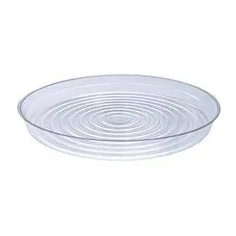 Clear Round Plastic Saucer for Pots & Planters