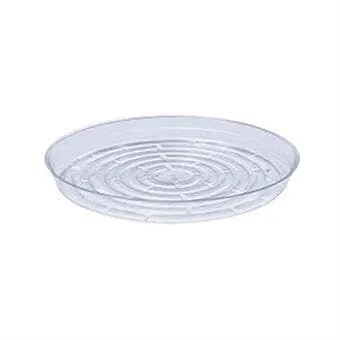Clear Round Plastic Saucer for Pots & Planters