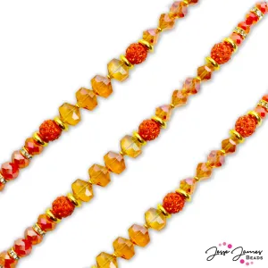 Color Classics Bead Strand in Sunburst Orange