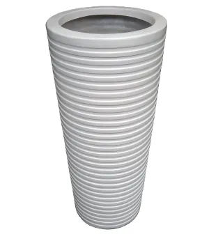 Conical Ribs Tall Fiber Planter