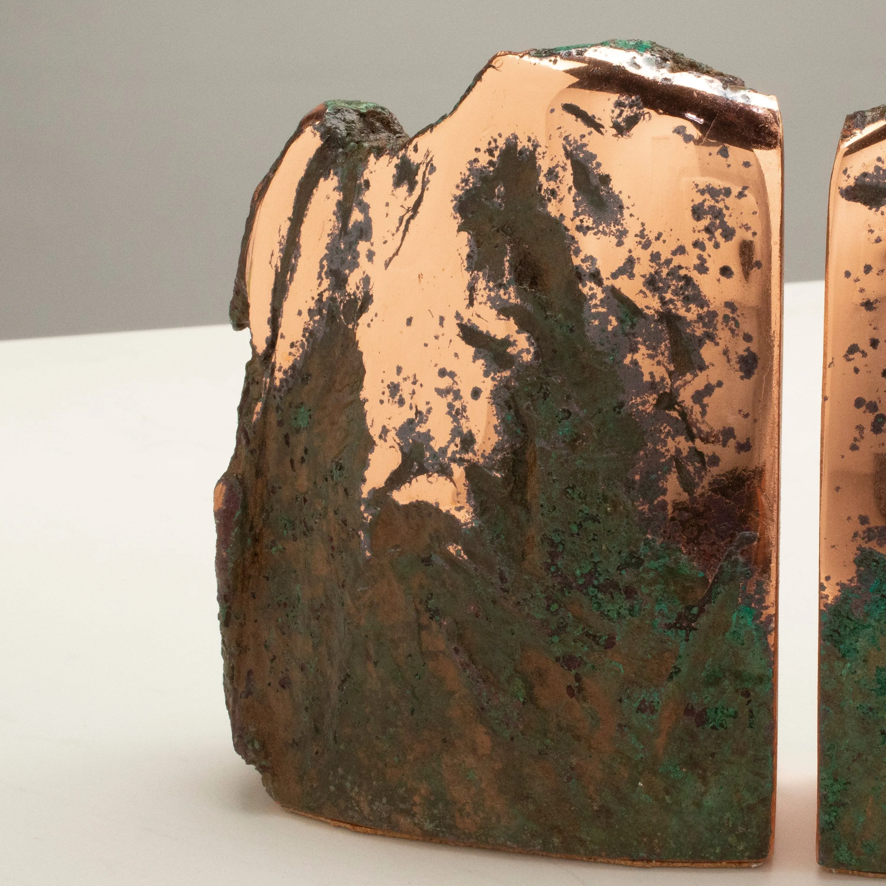 Copper Butchite Bookends from Michigan - 8.5 / 20lbs