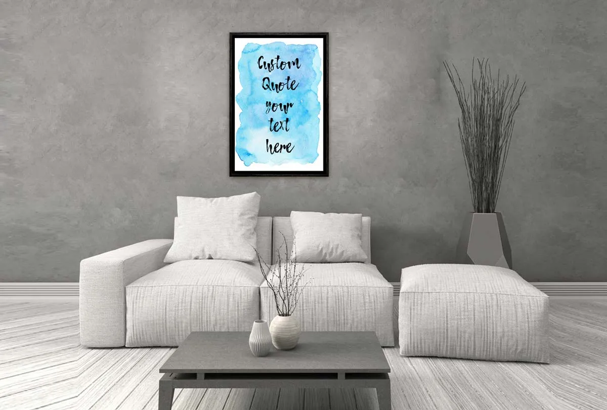 Custom Inspirational Quote | Canvas Wall Art Print