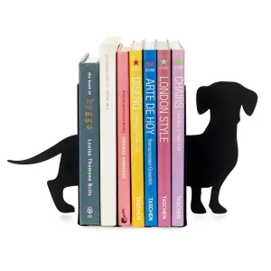 Dachshund Metal Bookends