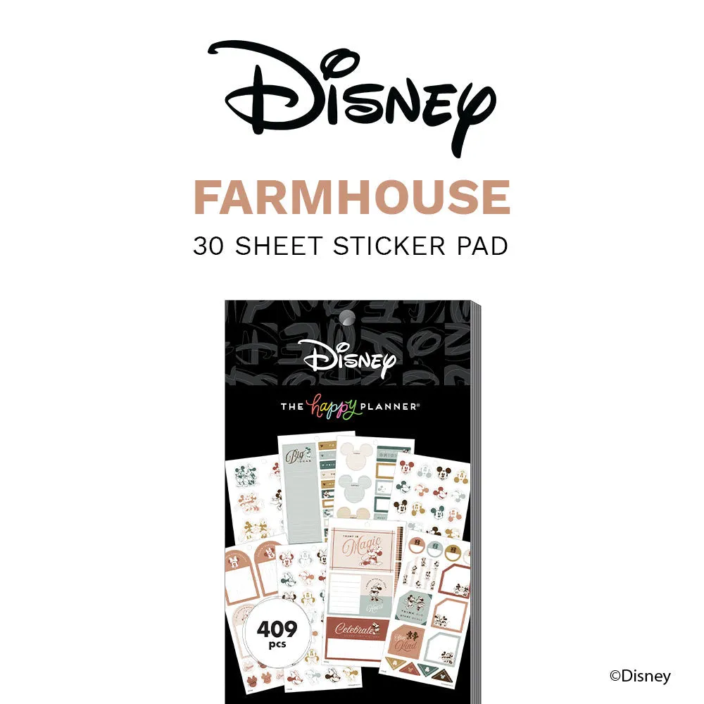 Disney© Mickey Mouse & Minnie Mouse Farmhouse Value Pack Stickers - Big