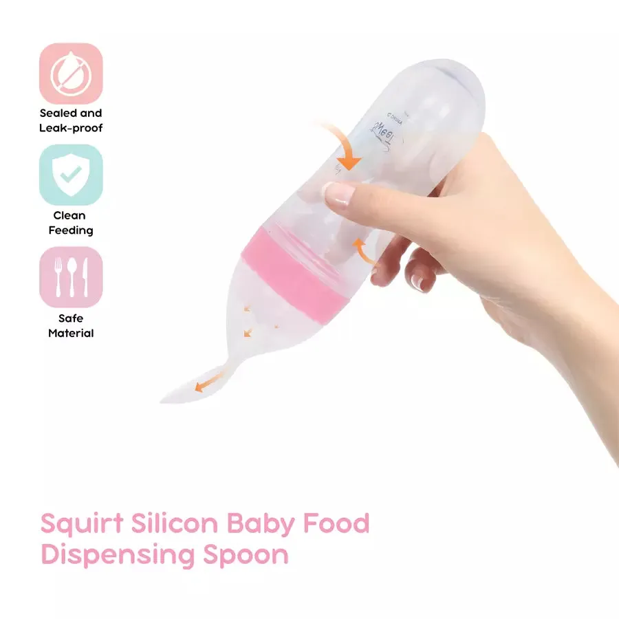 Disney Silicone Food Dispensing Spoon Minnie Mouse 90ml