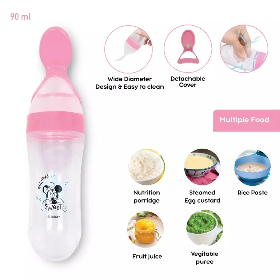 Disney Silicone Food Dispensing Spoon Minnie Mouse 90ml