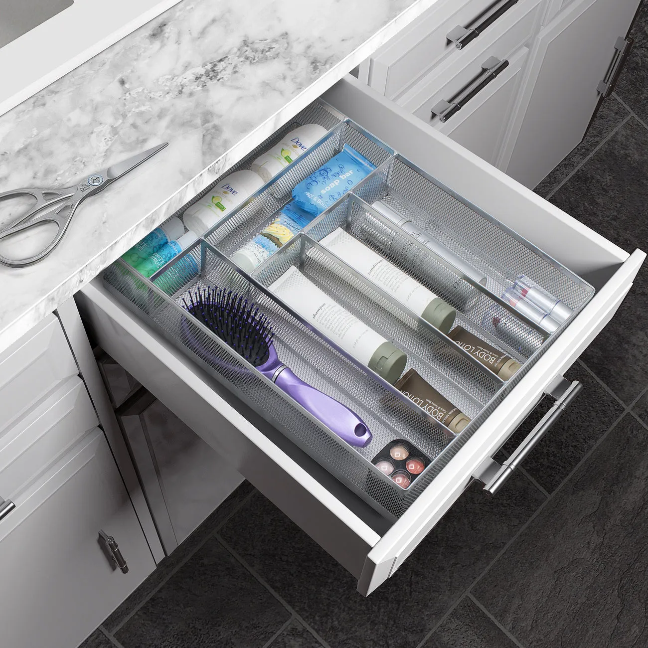 Drawer Cutlery Mesh Organizer