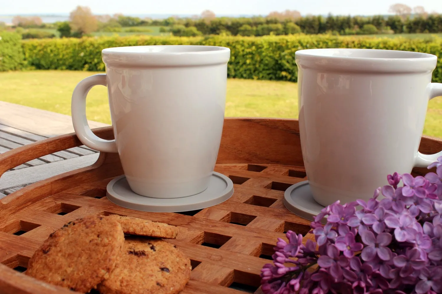 Drink Coasters By  Set Of 8 - Tabletop Protection For Any Table Type, Wood