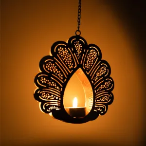 Ekhasa Hanging Tealight Candle Holder for Home Decor | Perfect Candle Holder for Diwali Decoration and Wall Hanging Decor | Indoor & Outdoor, Festival Decorative Candles Gift Items