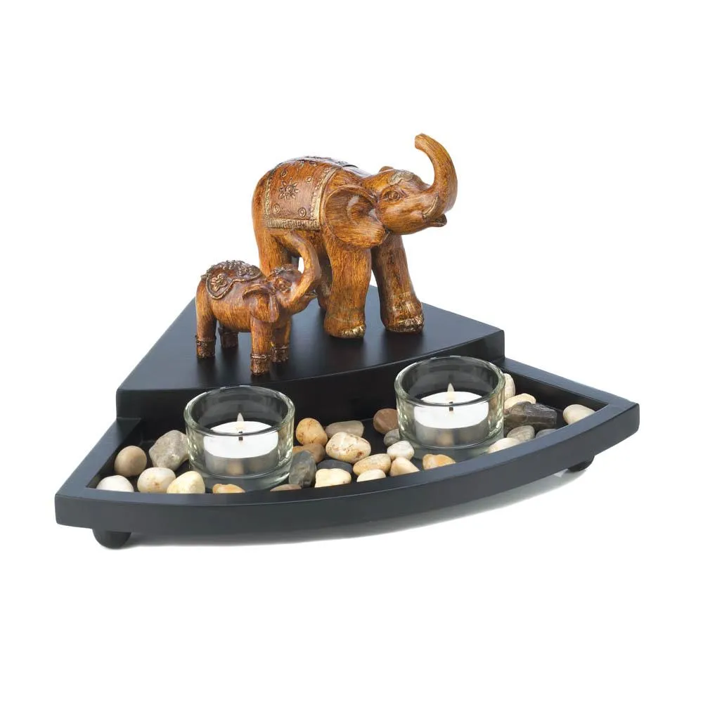 Elephant Family Candle Set