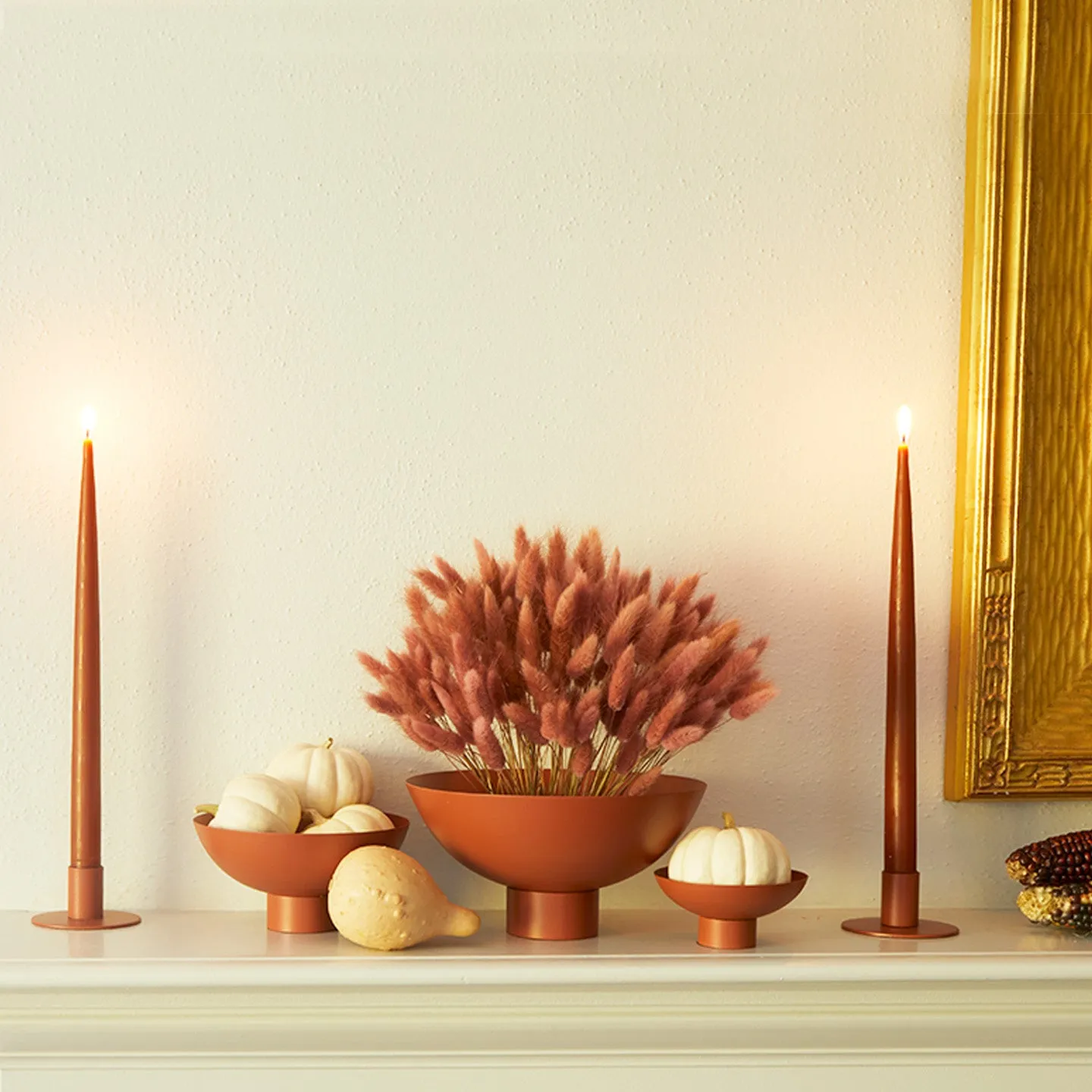 Essential Footed Bowl Decor Bundle - Terracotta