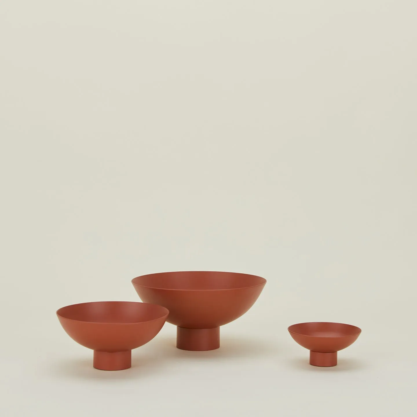 Essential Footed Bowl Decor Bundle - Terracotta